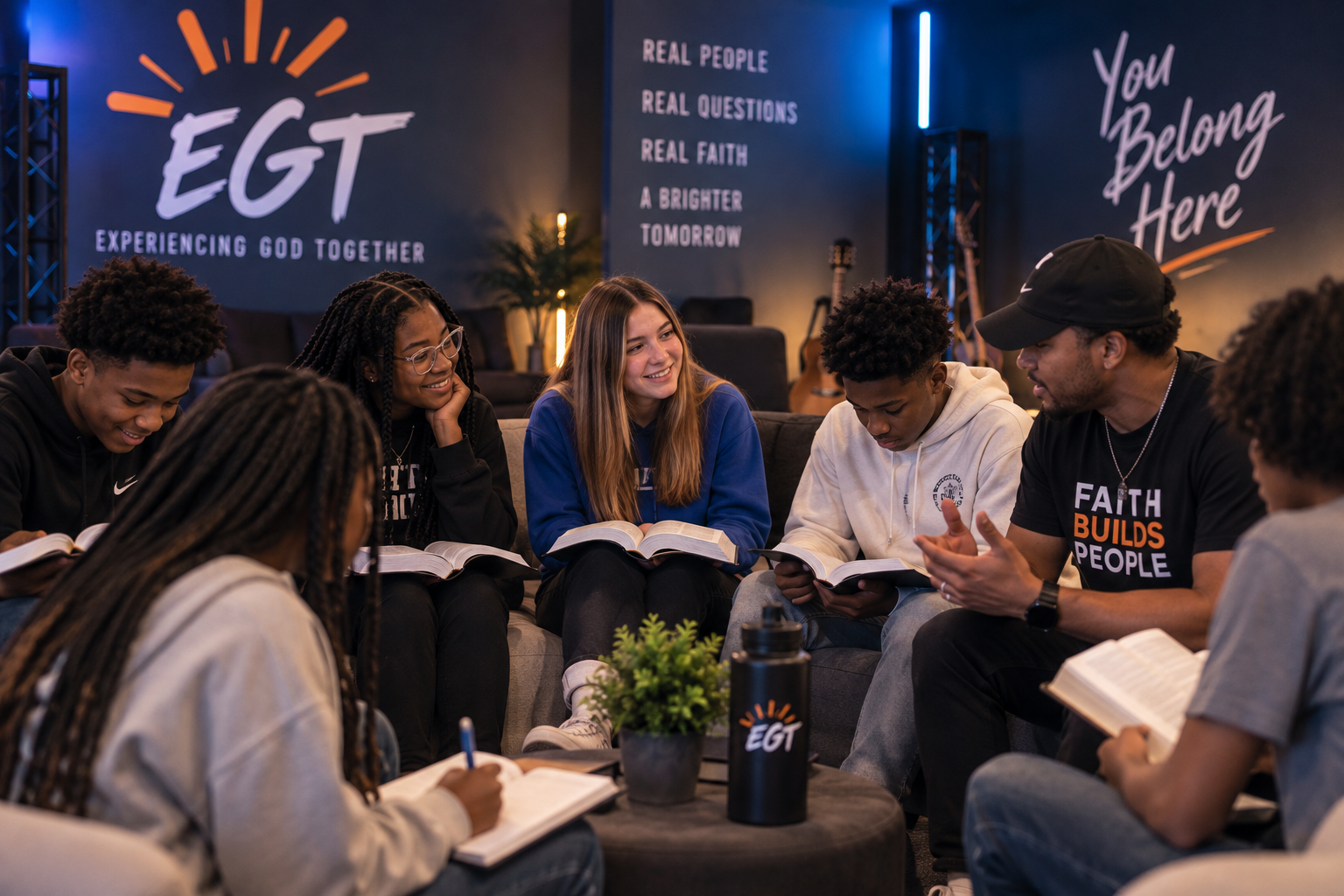 EGT Youth students connecting and building community