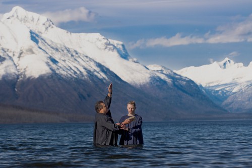 Baptism at Glacier National Park