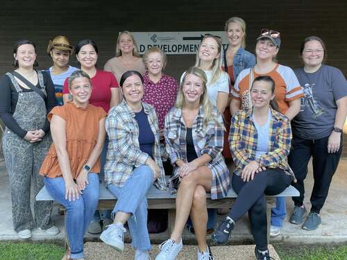 Teachers and classroom aids at the first baptist church slidell child development center