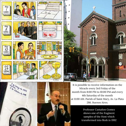 Eucharistic Miracle Argentina 199219941996 St. Thomas Aquinas Church
