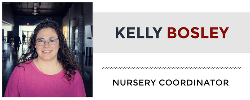 Kelly Bosley is nursery coordinator at Manna Fellowship Church.