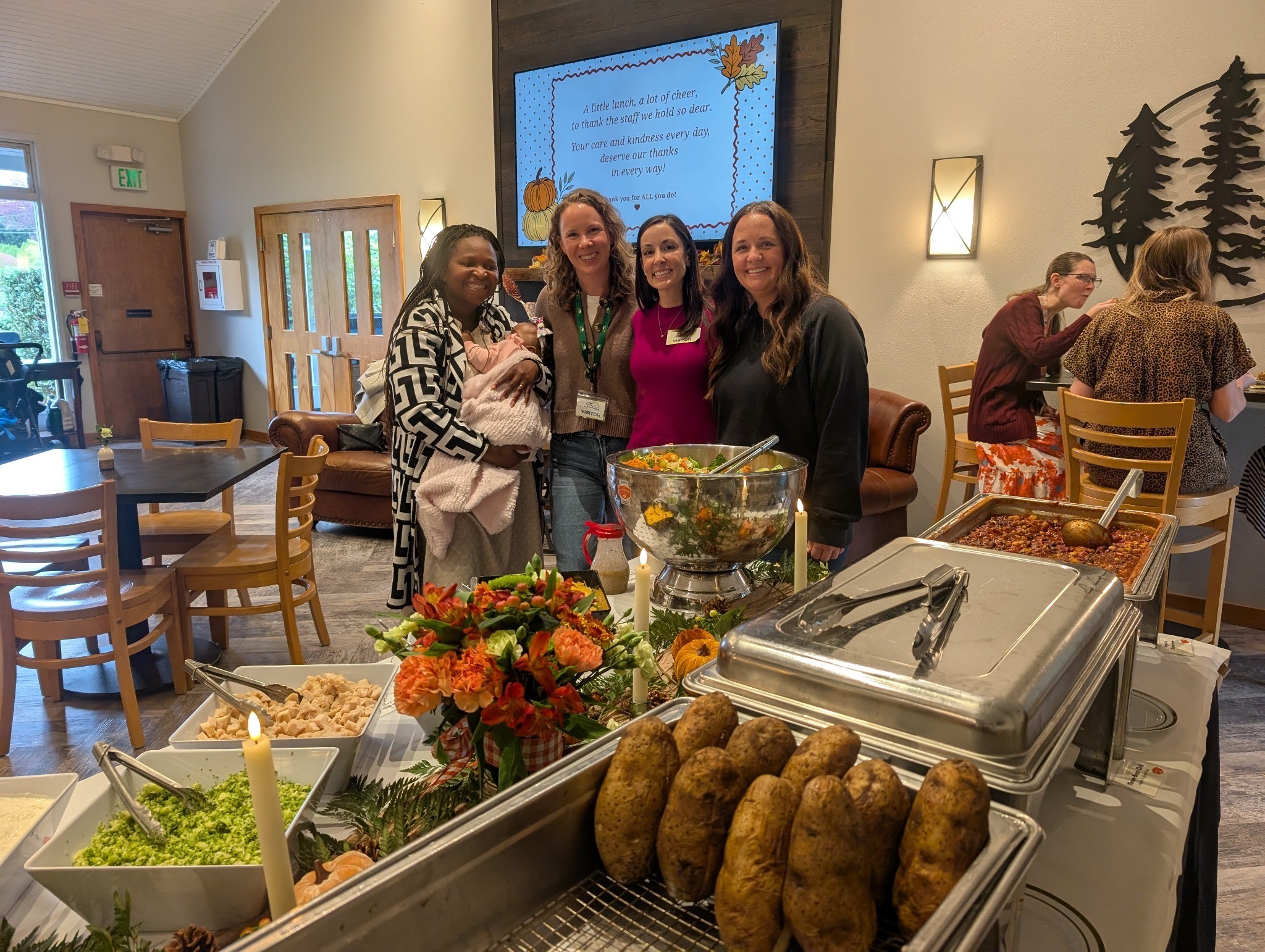 PTF blessing our staff with a lunch