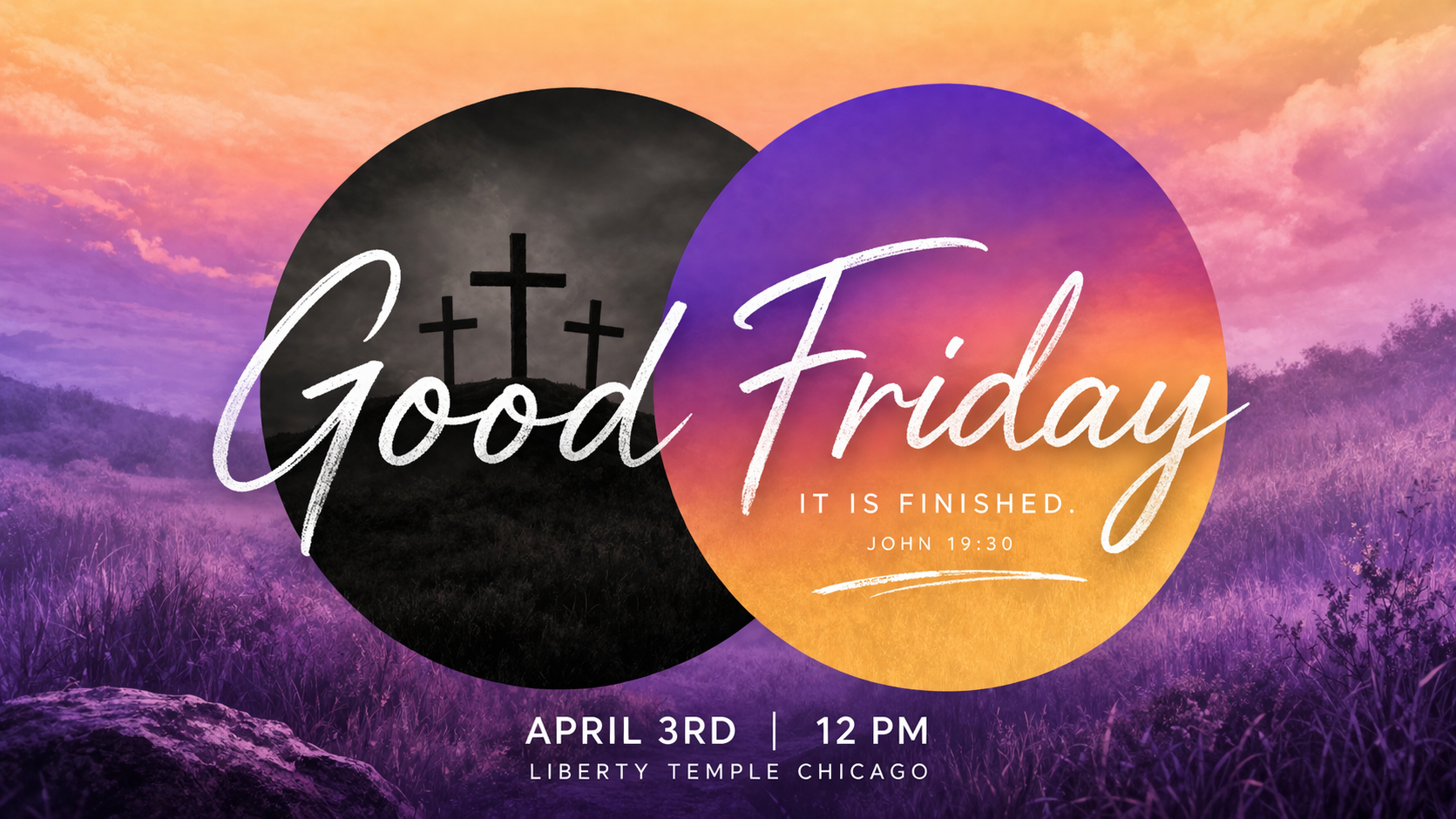 Good Friday Service — April 3rd, 12 PM