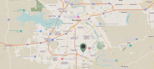 Map of Shreveport / Bossier City