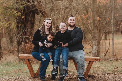 Pastors Brian and Alex Hassett with their children, leading Vineyard Church Southern Indiana