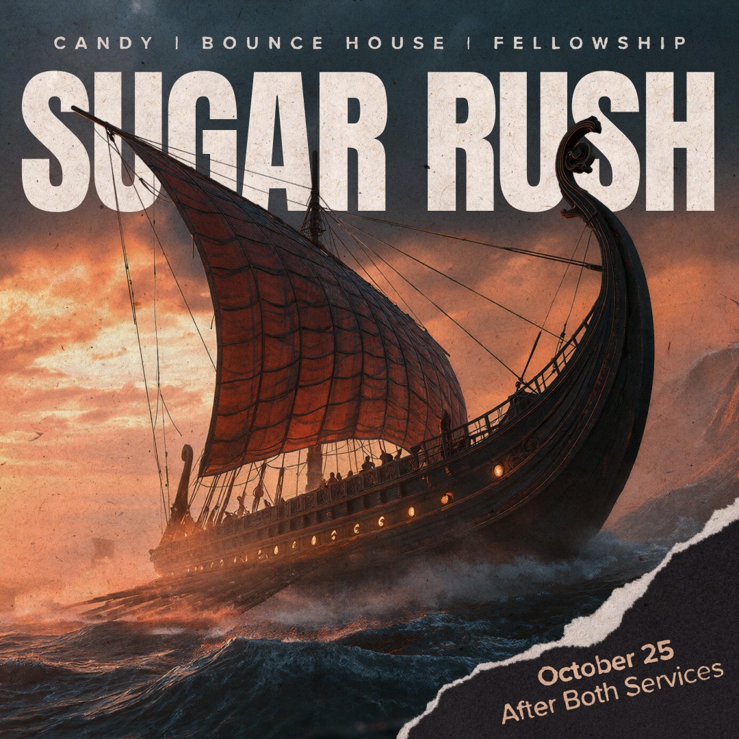 Sugar Rush ship artwork with event details
