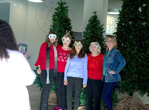 A group of women in Littleton, Colorado meeting and fellowshipping with one another. 