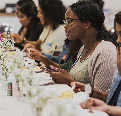 Women&rsquo;s fellowship meal at Commission Church, Non-Denominational Church in Allen TX