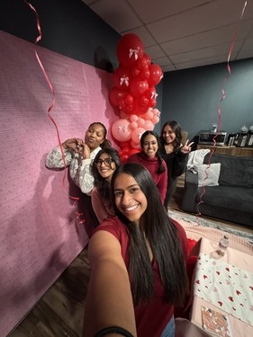 Young women celebrating fellowship at Commission Church, Non-Denominational Church in Dallas TX