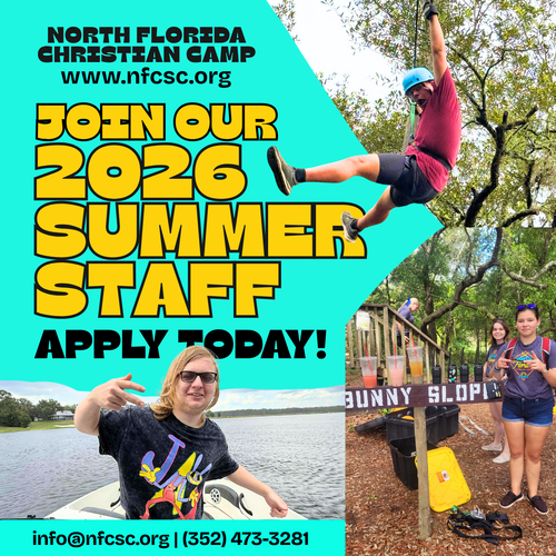 Summer Staff Flyer; Email us for more Information.