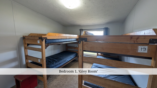 Bedroom 1, 'Grey Room'.