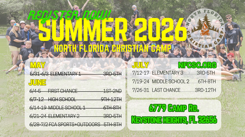 Announcements; call us for information about what're going on at camp. 