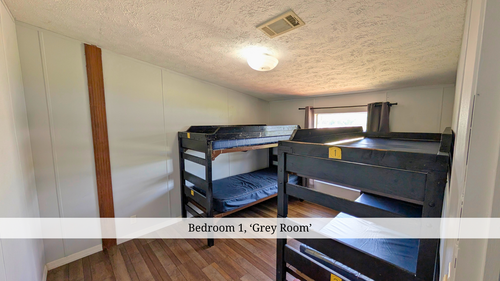 Bedroom 1, 'Grey Room'.