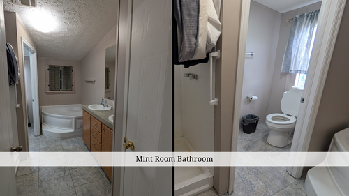 Bathroom for Bedroom 4.