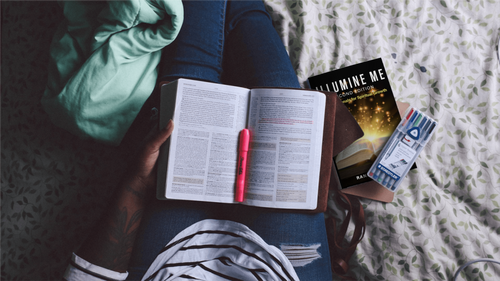 Illumine me devotional book with Bible