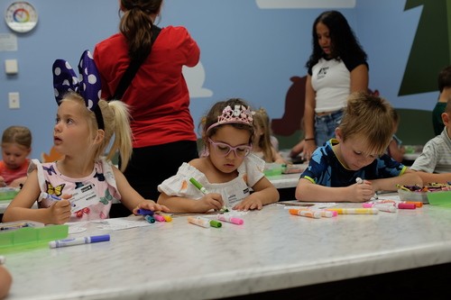 Pre K kiddos love playing, singing, and hearing a message just for them in the Forest room at New Life Church in Oak Grove, MO