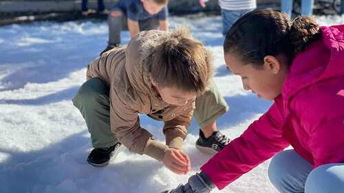 snow day at church in Phoenix
