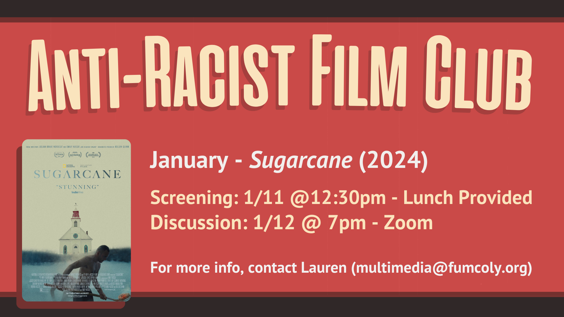 Anti-Racist Film Club Screening | First United Methodist Church of Olympia