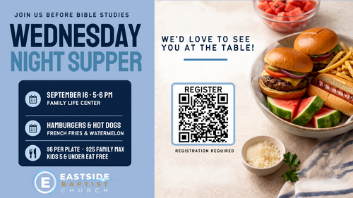 Register for Dinner!