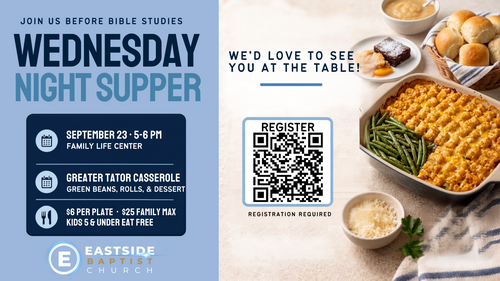 Register for Dinner!