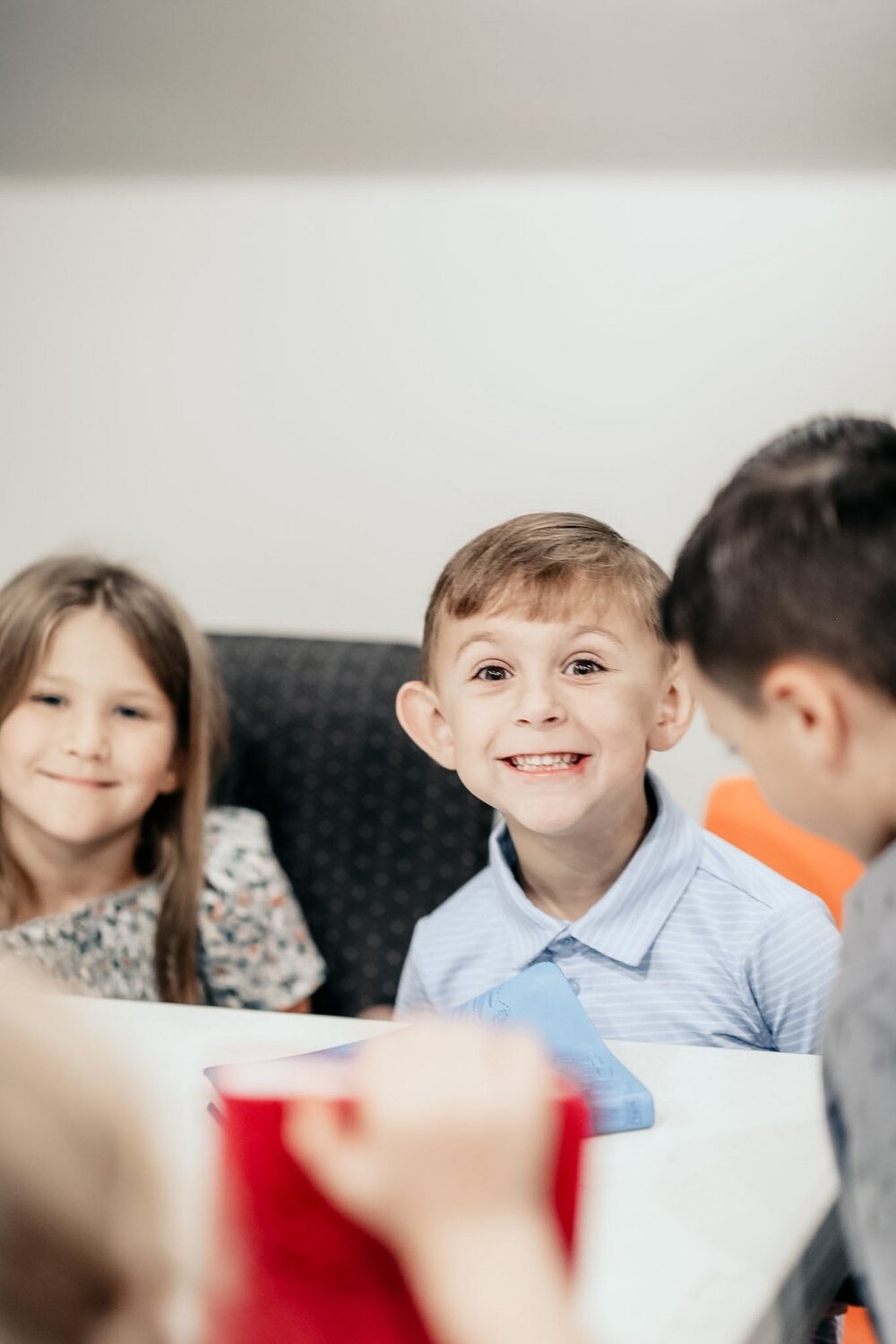 Kids smiling in Calvary Kids