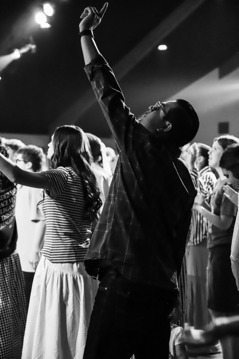 Worship during a service