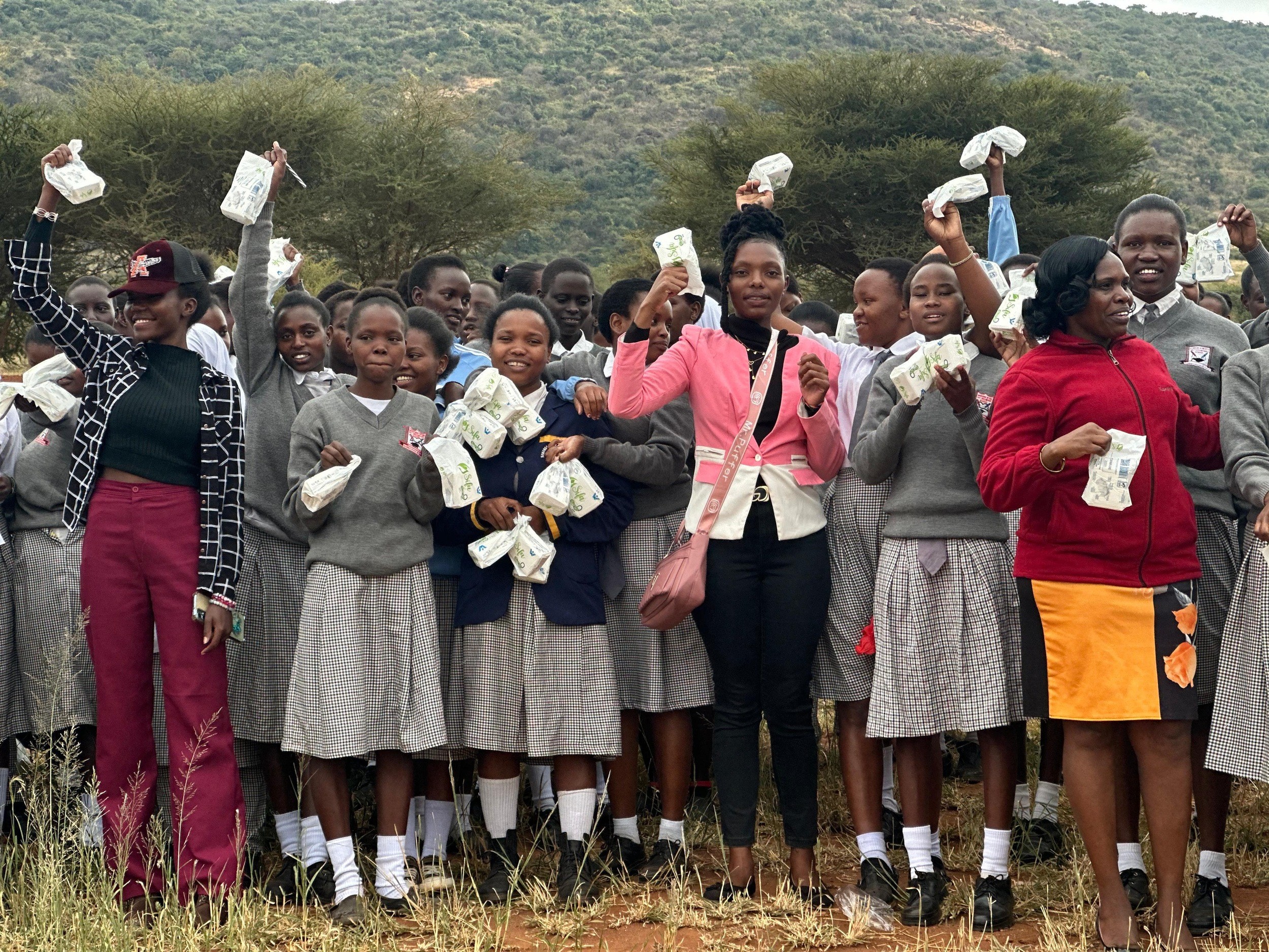 Girls empowerment sanitary towels