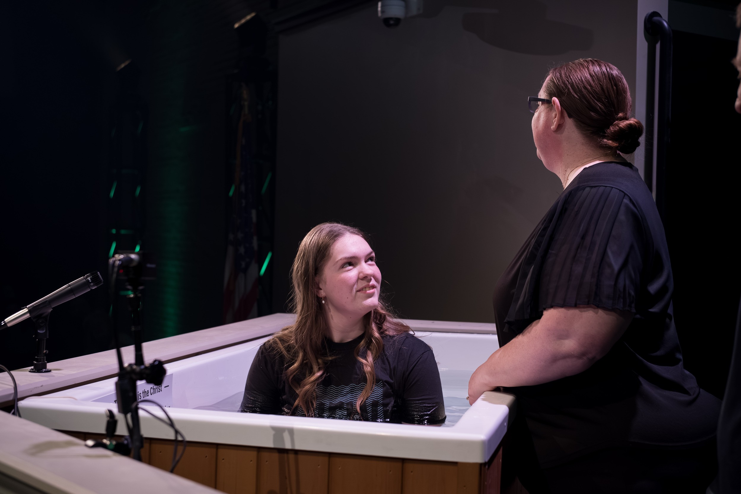 A joyful baptism celebration at Mount Pleasant