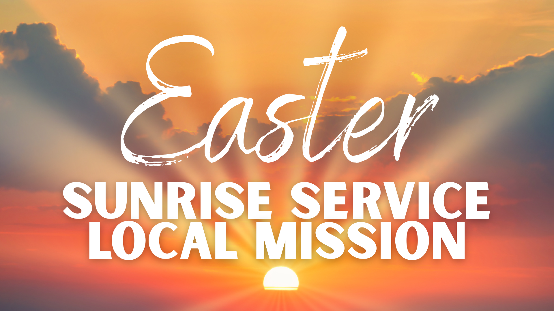 Easter Sunrise Service and Local Mission at Henderson Beach