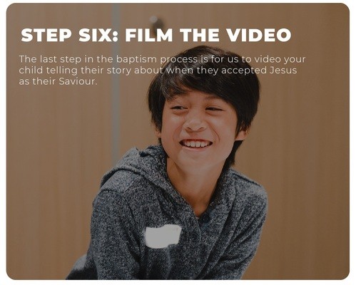 Step Six: Film the Video