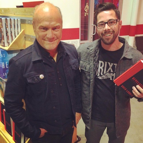 Pastor Greg Laurie with Pastor Ryan Scheibel. 