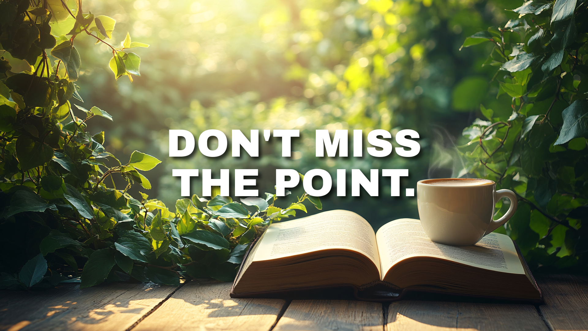 Don’t Miss The Point | Destiny City Church