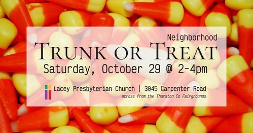 This will be an outdoor event, rain or shine. October 29 from 2pm to 5pm. Hope to see you there...