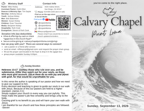CCPL devotional
