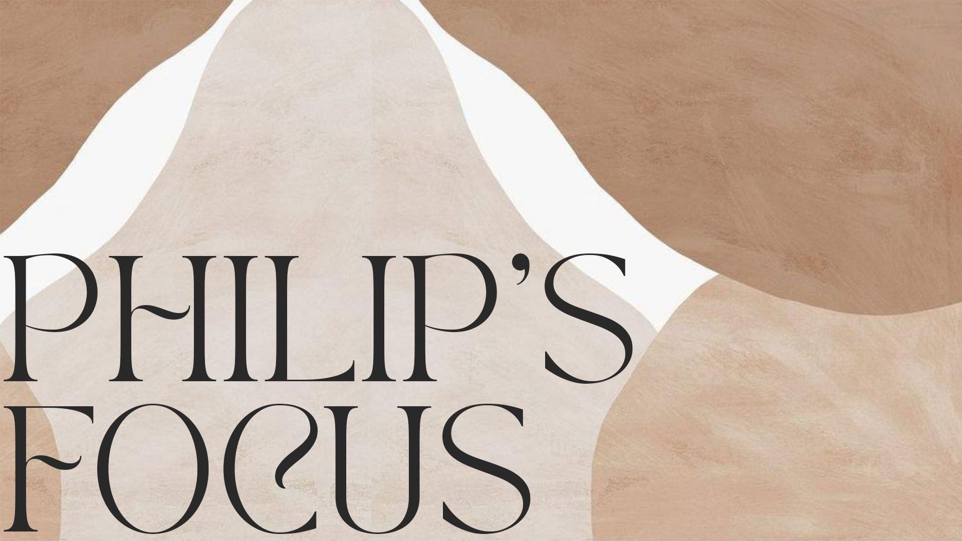 Philip's Focus The Week of July 31 Shalimar UMC