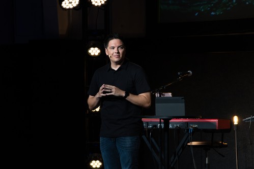 Leader teaching at a Leadership Development Cohort at Awaken Church in Round Rock, TX