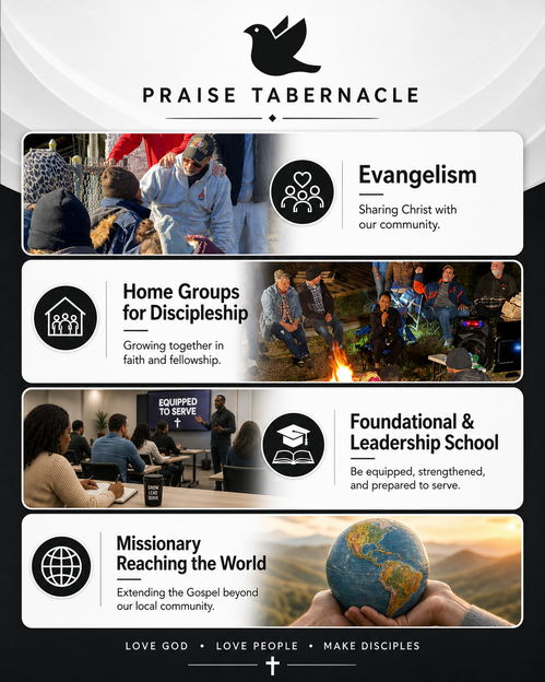 Praise Tabernacle church family worship and fellowship