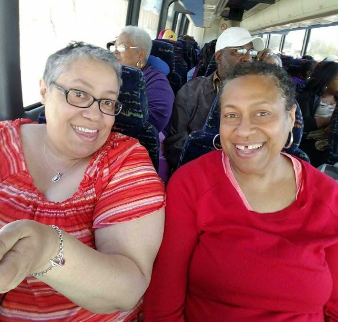 Darlene with friends