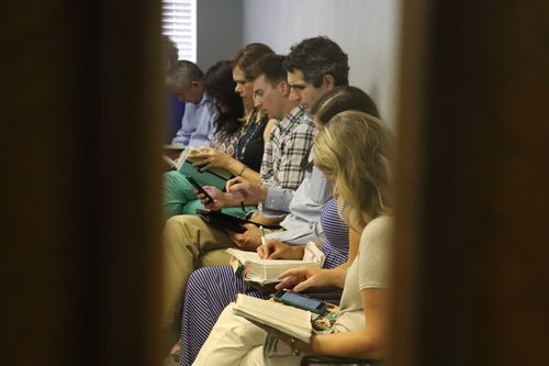 adults in Sunday school class