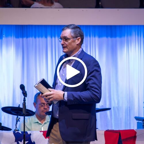 Dr. Keith Cochran preaching sermon