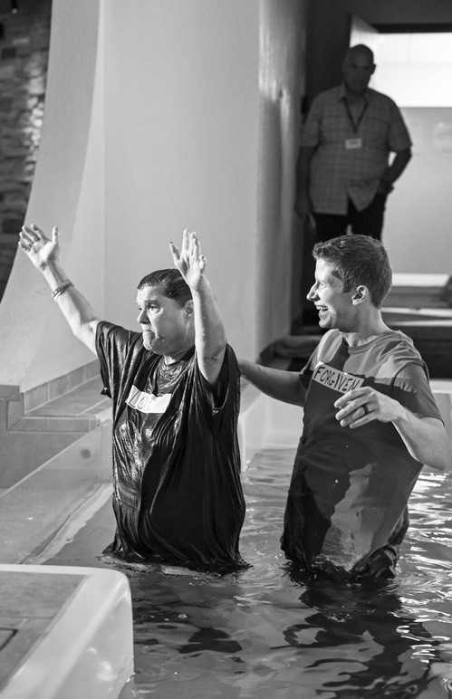 Celebration of new life through baptism