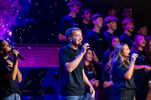 Students ministry gathering at First McKinney Baptist Church, McKinney TX