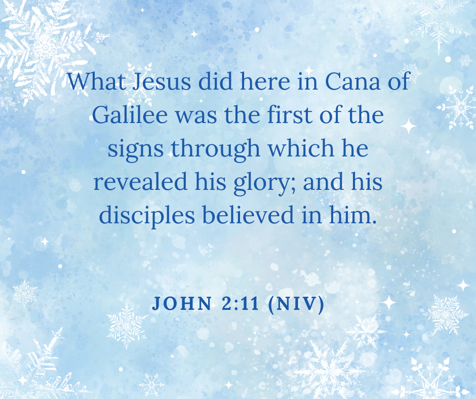 John 2:11 | Crestview Wesleyan Church