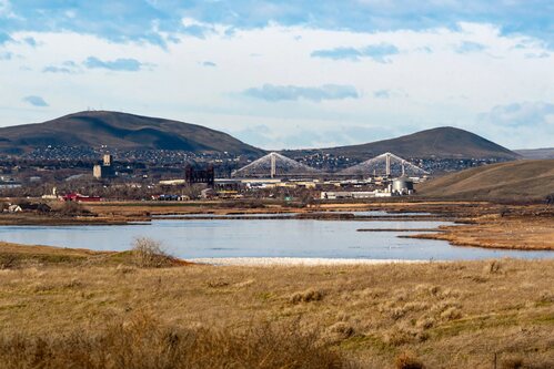 The Columbia River and the ridges of the Tri-Cities