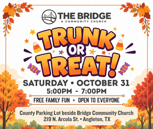 Trunk Or Treat October 31