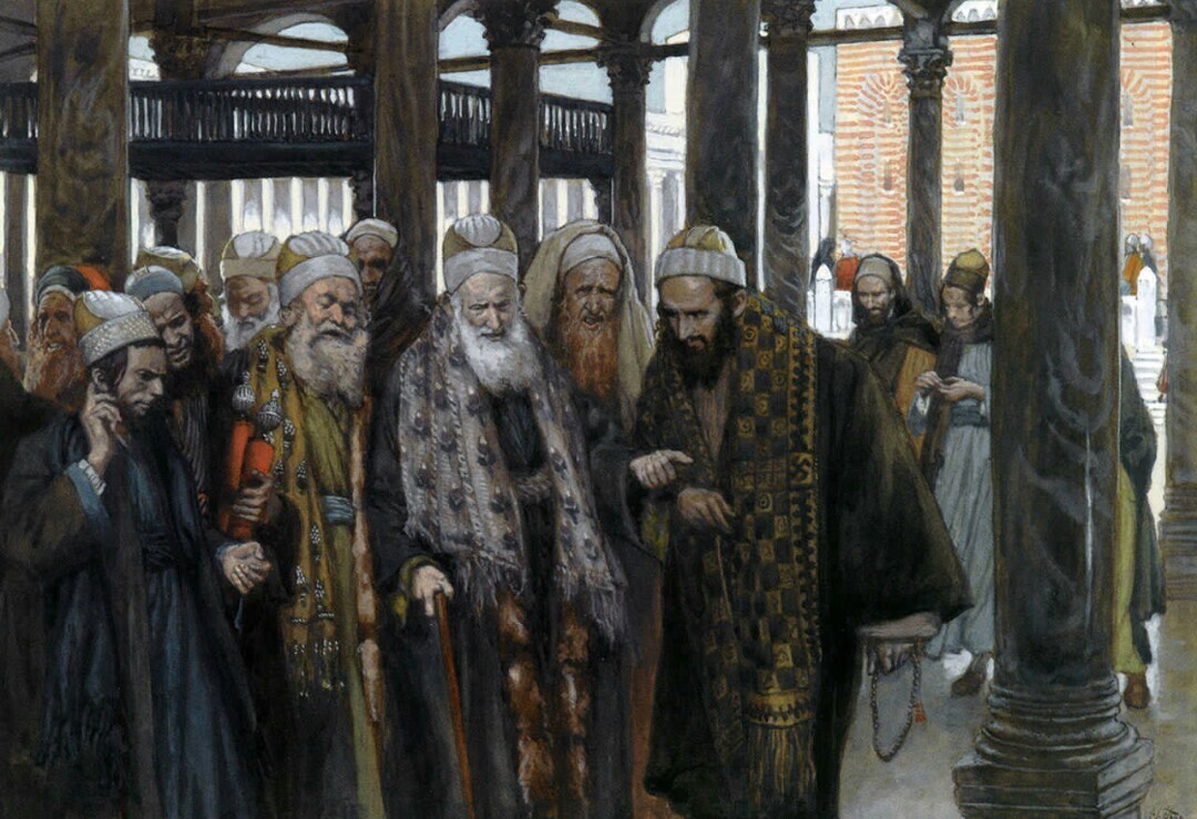 James Tissot, The Chief Priests Take Counsel Together, 1894