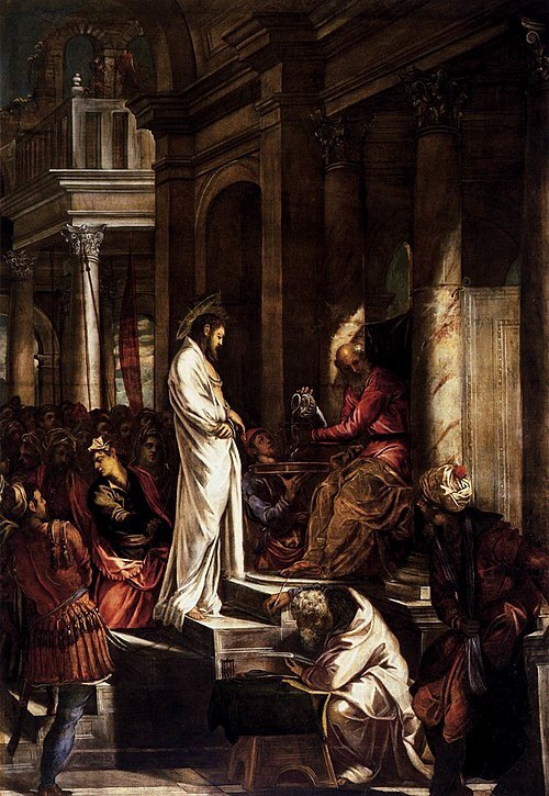 Tintoretto, Jesus Before Pilate, 1567