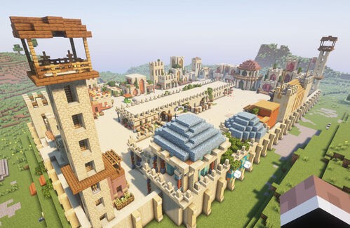 Minecraft build: Jericho