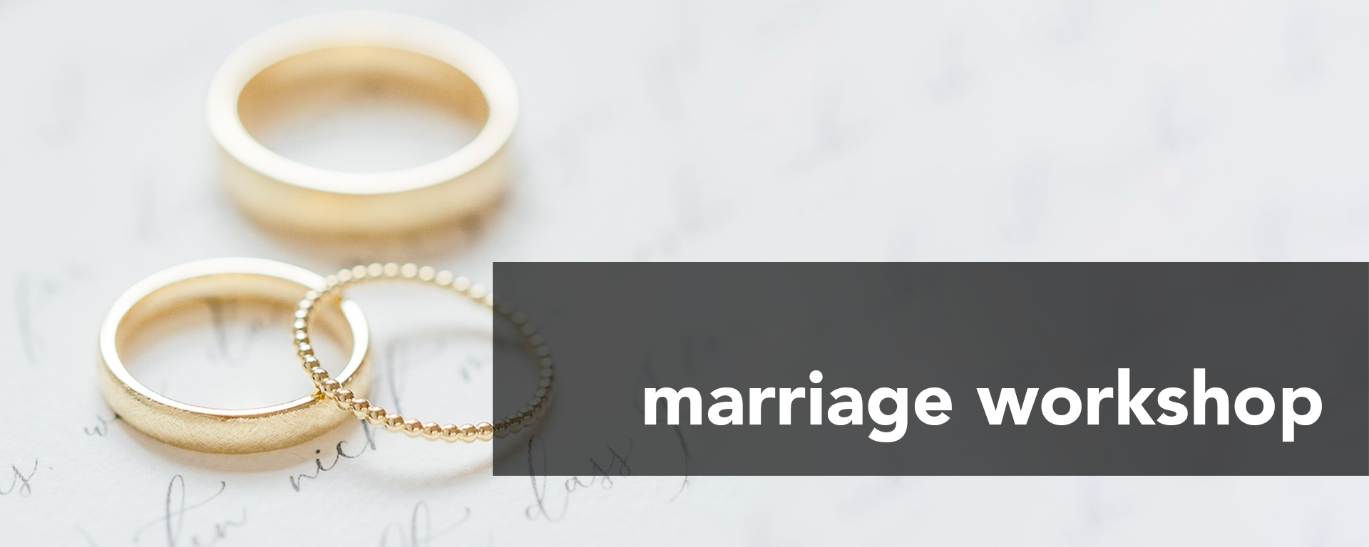 Marriage Workshop
