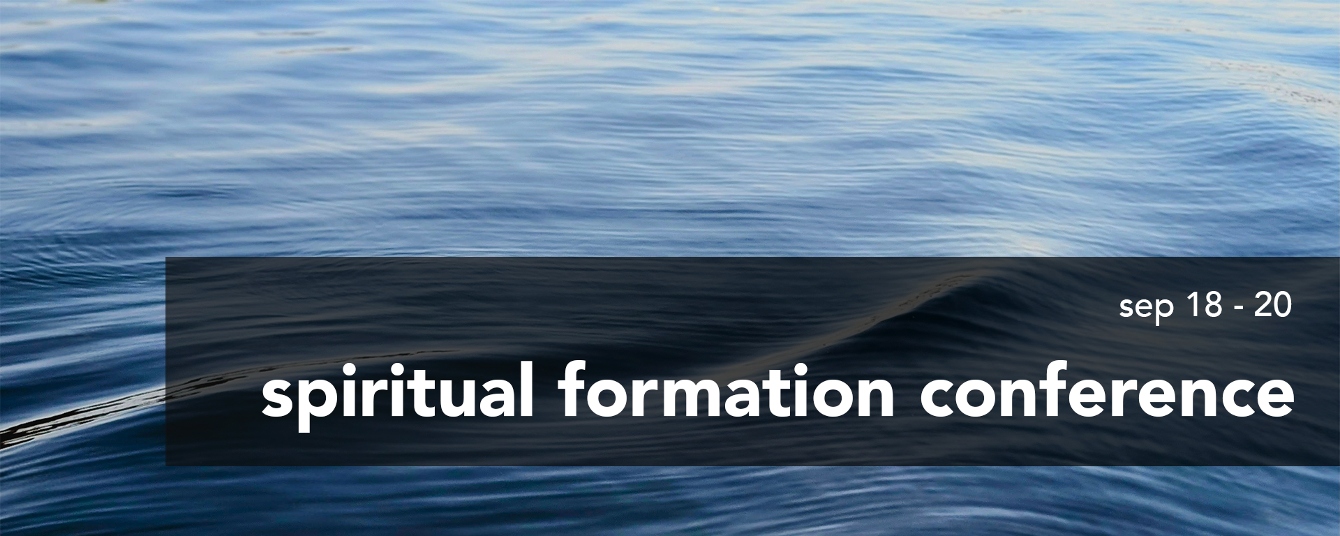 Spiritual Formation Conference